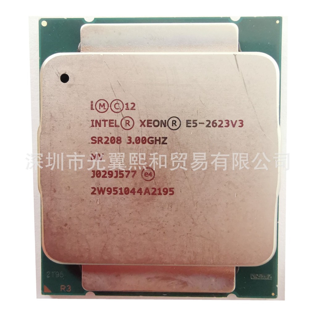 [ใช้แล้ว] Intel Xeon E5 2623v3 3GHz LGA2011-3 22nm LGA 2011-3เซิร์ฟเวอร์ CPU