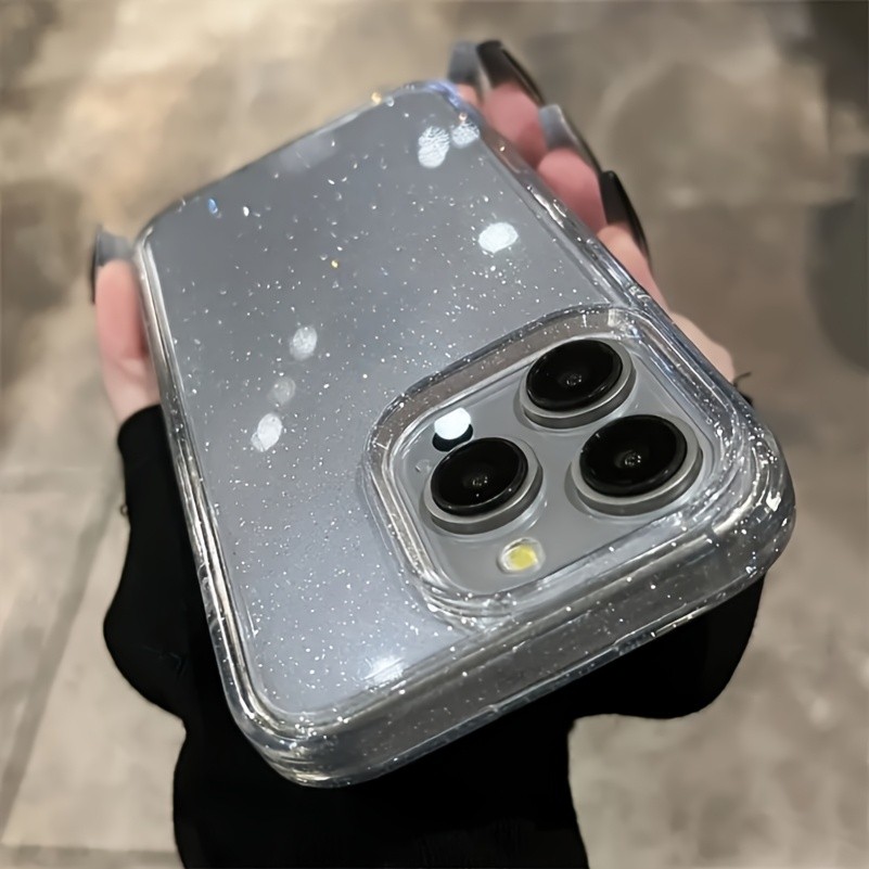Luxury Bling Glitter เคส samsung A56 a55 5g A06 A05 A16 A24 A25 A36 A05S A54 A12 A35 TPU โปร่งใส เคส