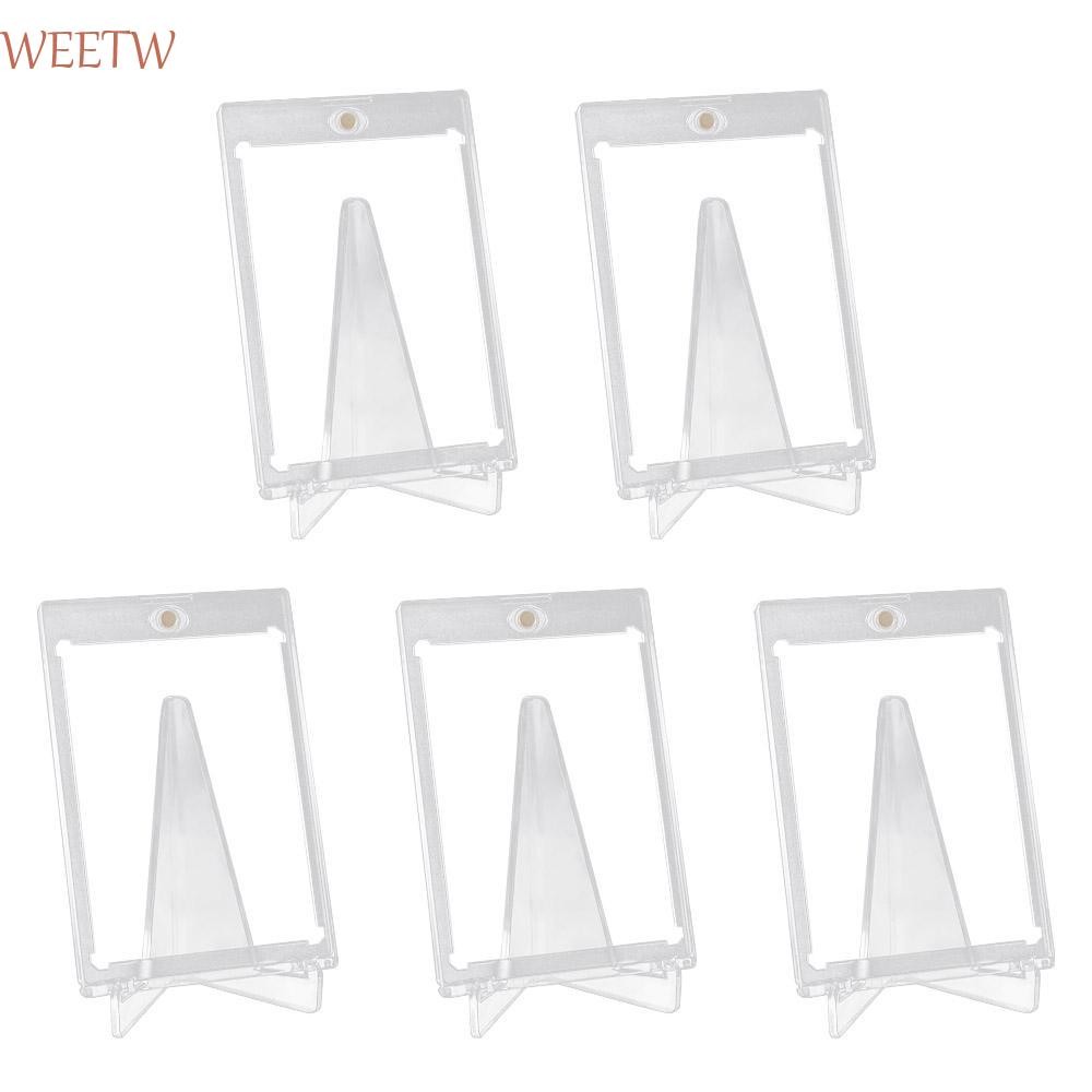 Weekw Magnetic Card Holder 35PT Hard Plastic สําหรับการ์ดกีฬาและดาวสะสม พร้อมซองใสกันรังสียูวี