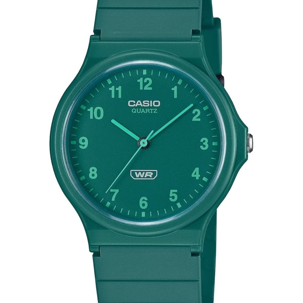 CASIO นาฬิกาข้อมือ CASIO รุ่น MQ-24B-3BDF สายเรซิน สีเขียว