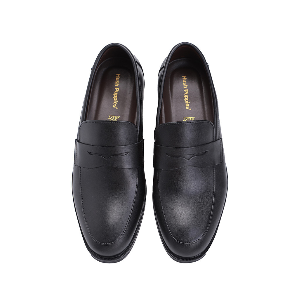 Hush Puppies รองเท้าผู้ชาย รุ่น HP 8HDFB4115A - สีดำ (รองเท้าทางการหนังแท้ แบบสวม)