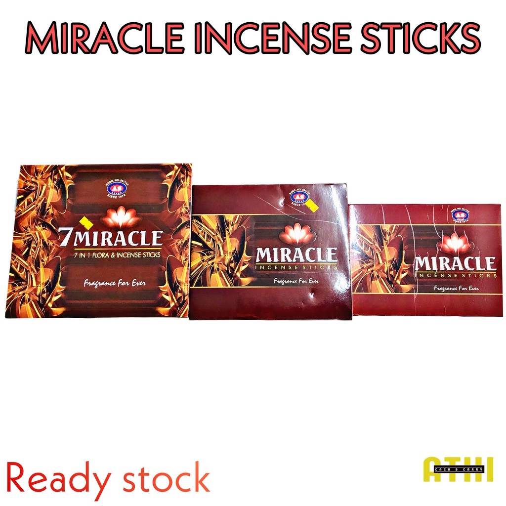 MIRACLE INCENSE STICKS /Miracle Small/Miracle Big /7 Miracle