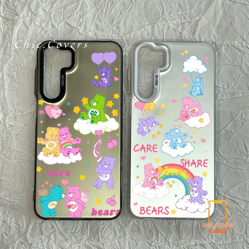 สำหรับ Samsung A54 A55 A23 A05s A02s A15 A25 A12 A03 A02s A05 A06 A14 M12 A30s หมีน่ารักโทรศัพท์ซัมซุง A04s A50 A50s A53