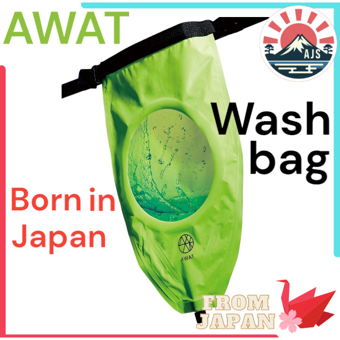 AWAT Shakashara Wash Bag 3L & 6L Sizes - Portable Laundry Bag for Travel, Outdoor Activities, and Emergency Preparedness