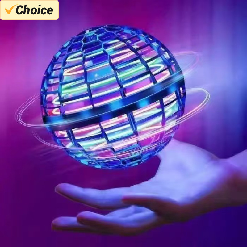 Flying Ball Spinner Boomerang Flyorb Magic พร้อมไฟ LED Drone Hover Fly Ball ความเครียด Release Fidge
