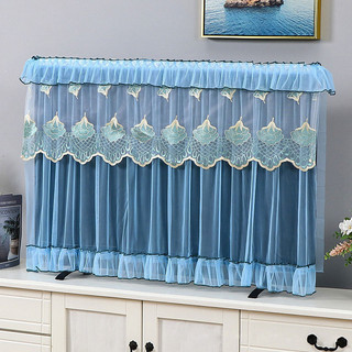 32/42/55 Inch TV Dust Cover Ultra-thin LCD TV Protective Cover Embroidered Lace TV Screen Cloth