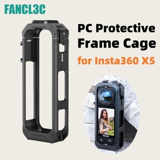 เคสกรอบป้องกัน Insta360 X5 – กรงที่อยู่อาศัยพีซีพร้อมที่ยึดร…