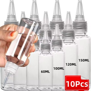 ขวดบีบอเนกประสงค์ 3-10 ชิ้นสําหรับของเหลว | ภาชนะพลาสติกใสพร…