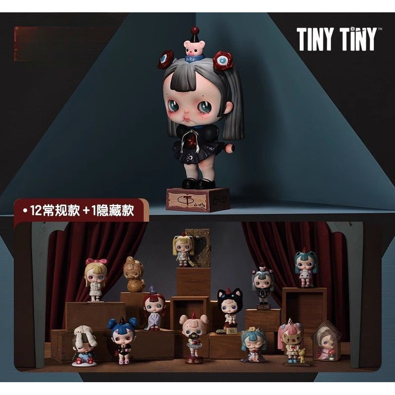 popmart  TINYTINY ของเล่นศิลปะซีรีย์การเปิดแนวแนวใหม่