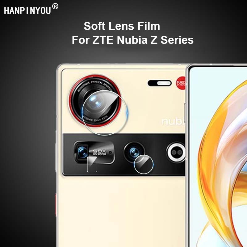 สําหรับ ZTE Nubia Z80 Z70s Z60 Z70 Z50s Z50 Z30 Z40S Ultra Leading Clear Ultra Slim กลับกล้องเลนส์ Protector ฟิล์มกระจกนิรภัยนุ่ม