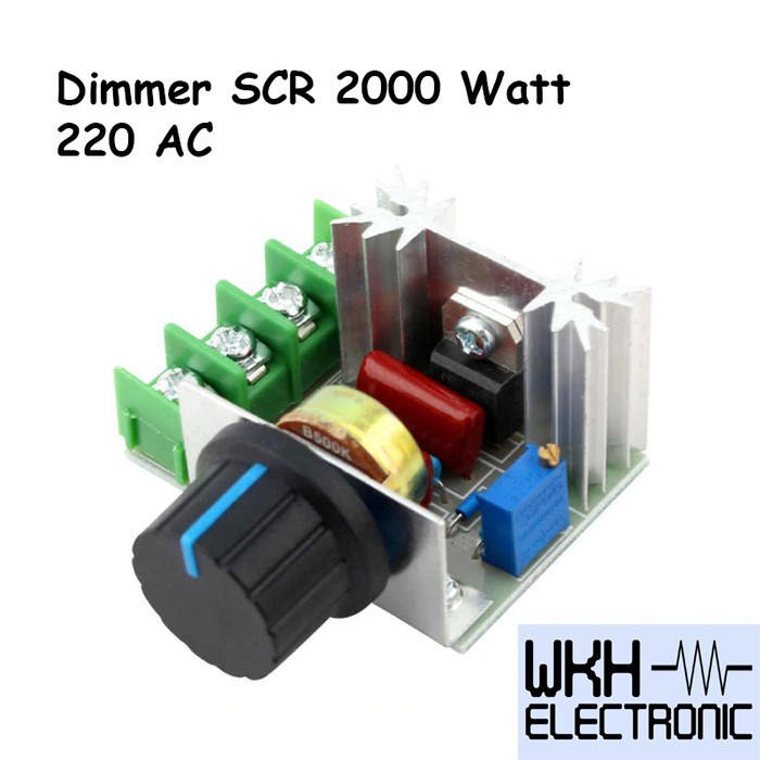PART TOOLS Dimmer SCR 2000W วัตต์ AC มอเตอร์ควบคุมความเร็ว 220V AC PWM Regulator
