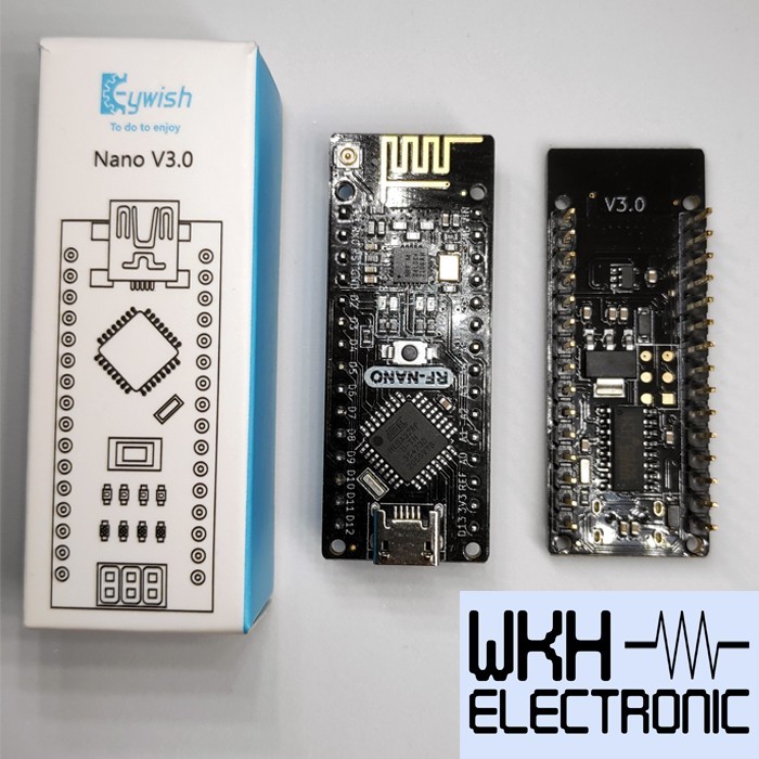 เครื่องมือชิ้นส่วน RF Nano NRF24L01 Arduino Nano V3 แบบบูรณาการไร้สาย NRF24L01