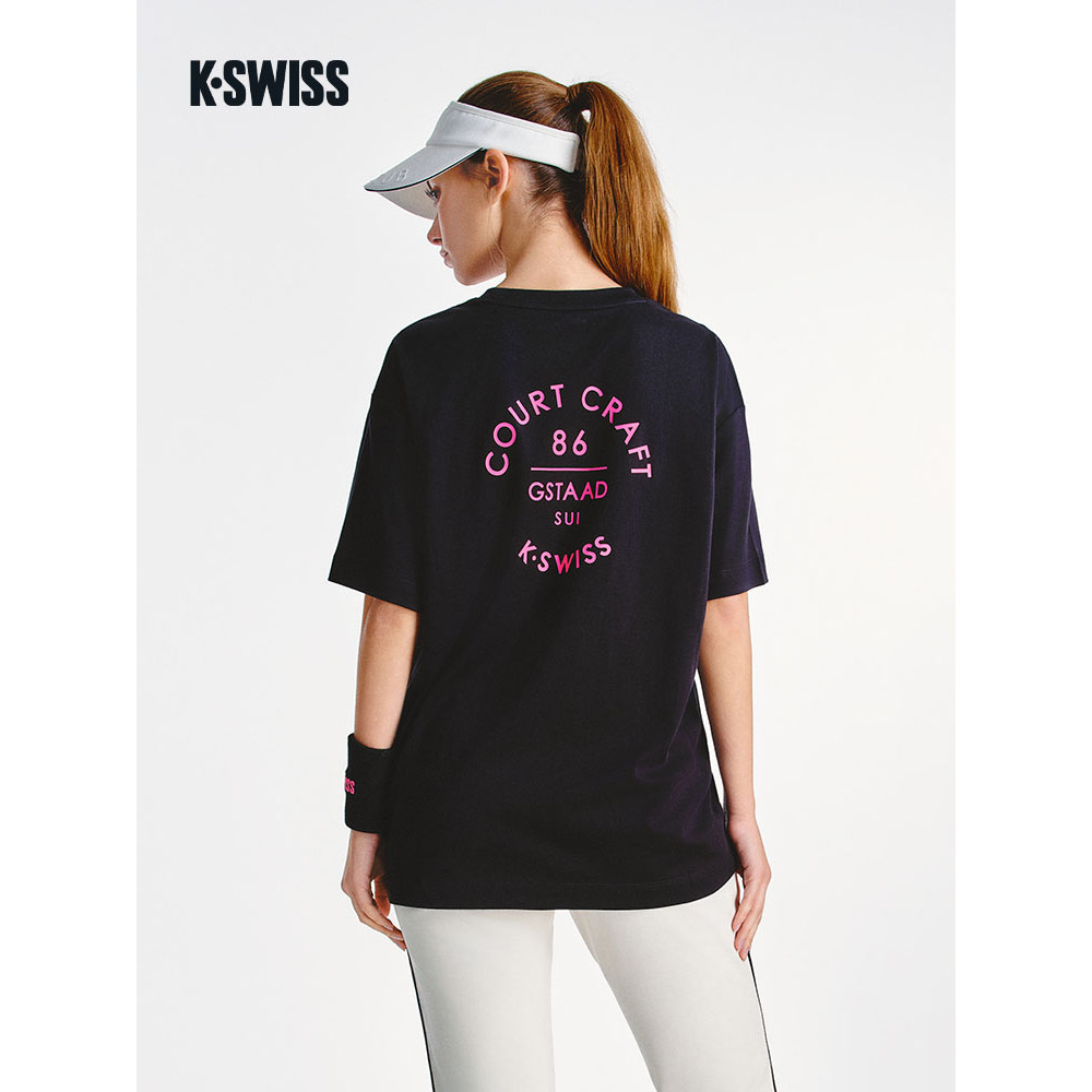 เสื้อยืด KSWISS Gasway ผู้ชายผู้หญิง 25 Summer Dopamine Couple Classic Top1710871