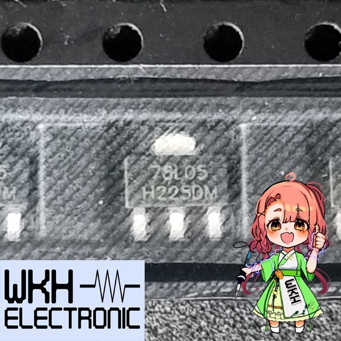 EWR27 SMD 78L05 L78L05 7805 ตัวควบคุมแรงดันไฟฟ้า 5V 0.1A 100mA SOT-89