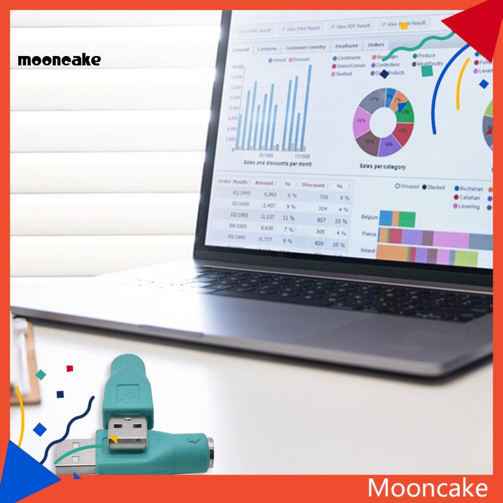 ขนมไหว้พระจันทร์| สําหรับ Ps/2 ถึงอะแดปเตอร์ USB สําหรับ Ps/2 ถึง USB Converter 5pcs Ps/2 ถึงอะแดปเต