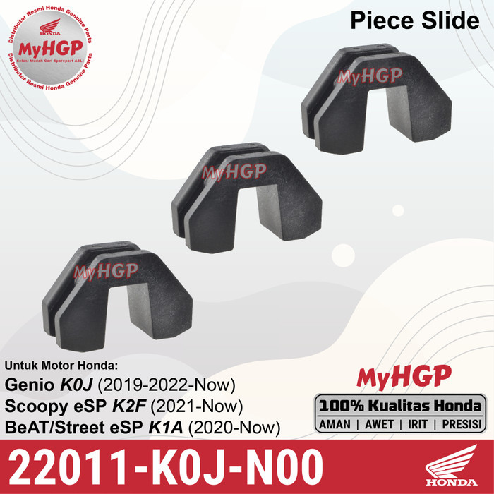 22011K0JN00 ขายส่งชิ้นสไลด์ปุ่มพลาสติก Roller House Genio K0J-N00 ต้นฉบับ