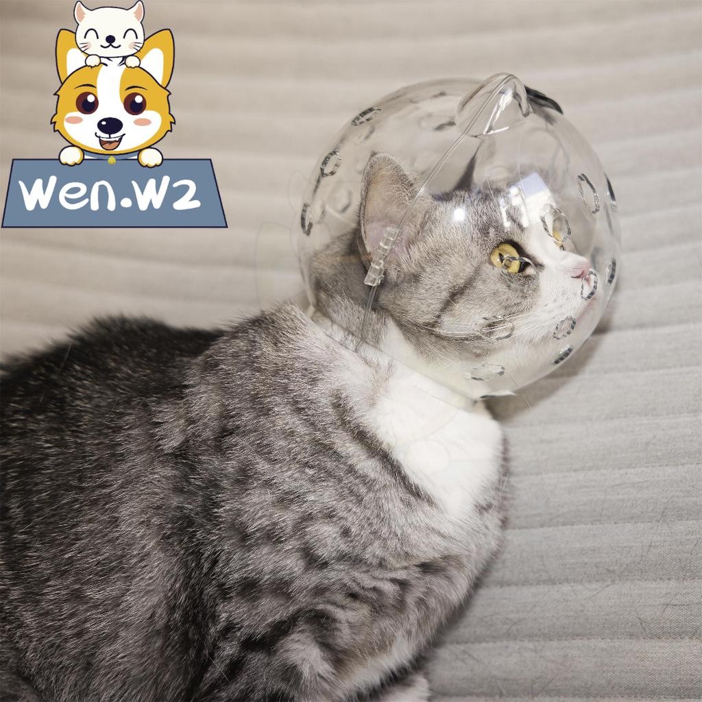 wen.W2 ที่ครอบปากแมวกันกัด หน้ากากหมวกกันกัด ที่ครอบหน้าแมว ระบายอากาศได้ดี ราคา ถูกที่สุด ดีลบีเคเค แกลเลอรีภาพที่ 2