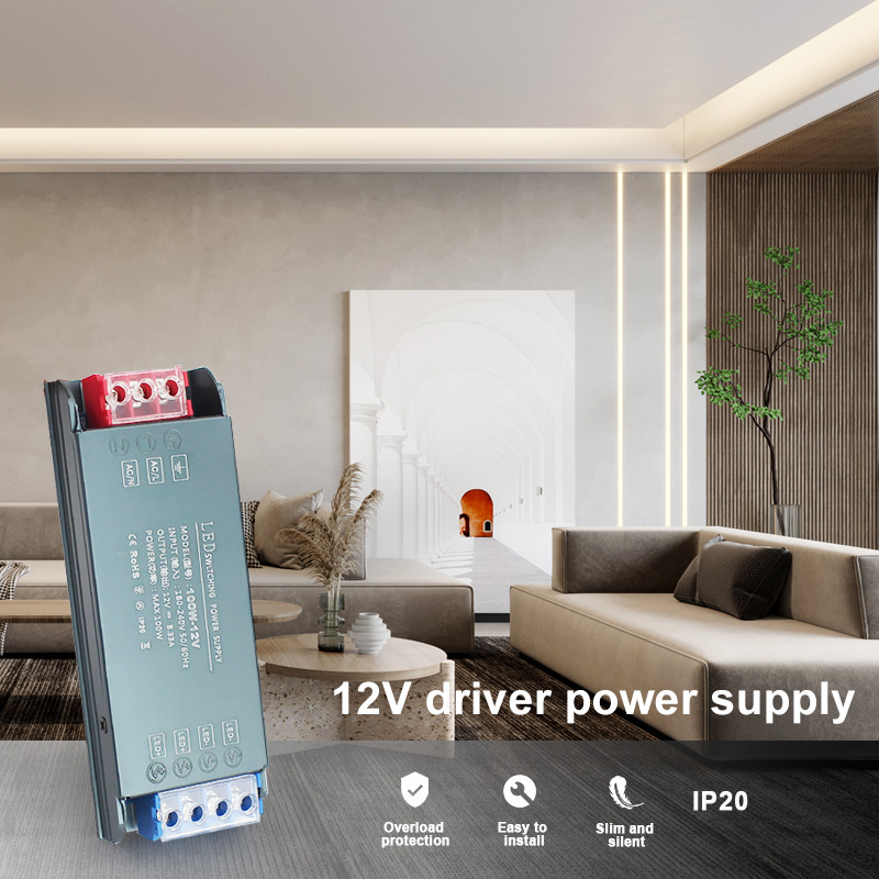 สวิตช์หม้อแปลงไฟฟ้า DC12V 100W/150W/200W/300W/400W Light Strip Transformer Power supply