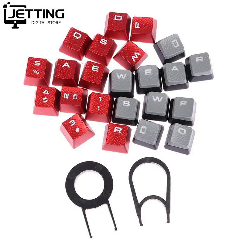 10pcs Non-Slip RGB Keycaps for Corsair K70 K65 K95 G710 ANSI Layouts OEM for MX Switch Mechanical Ke
