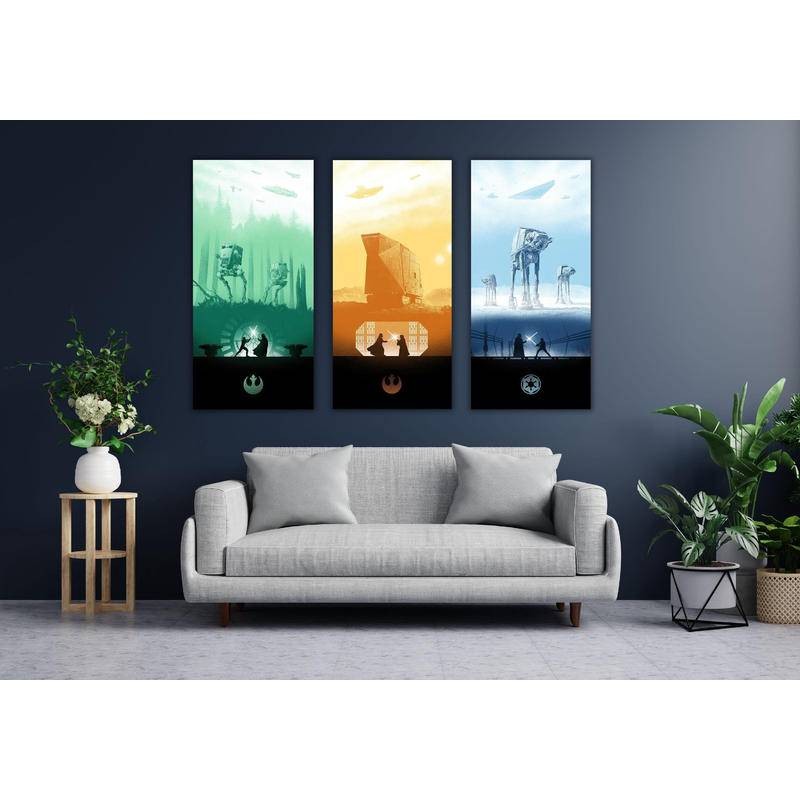 Star Wars The Force Awakens Wall Art Star Wars วอลล์เปเปอร์ StarWars Trilogy Behance StarWars โปสเตอ