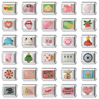 สแตนเลสอิตาเลี่ยน แบบแยกส่วน สร้อยข้อมือคริสต์มาสคอลเลกชันอุ…