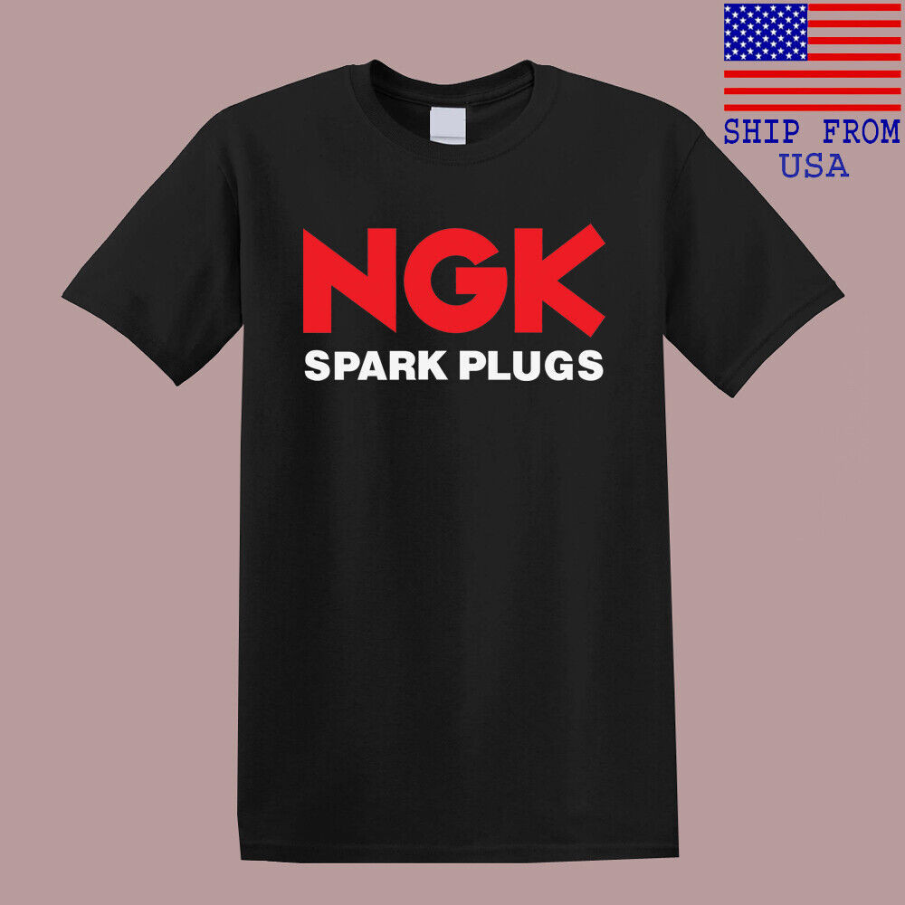 Ngk Spark Plugs Car Motorcycle Racing Mens Tops T-Shirt