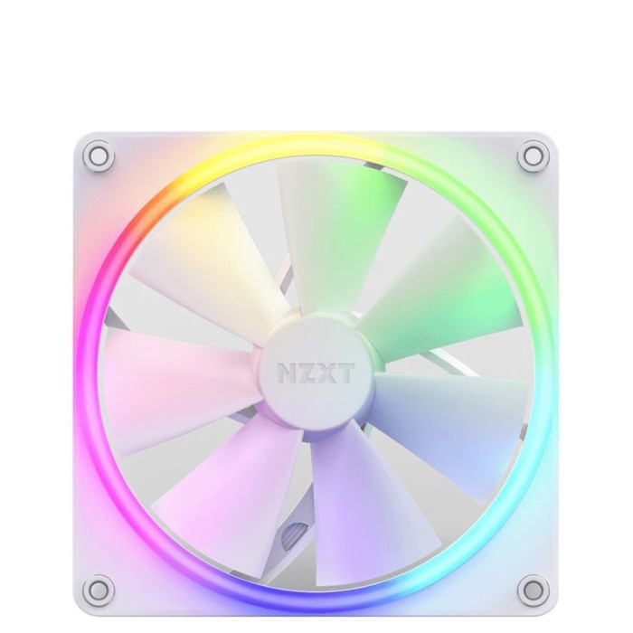 NZXT F140 RGB Fan Case - Single Pack 140mm / 14cm Fan - สีขาว