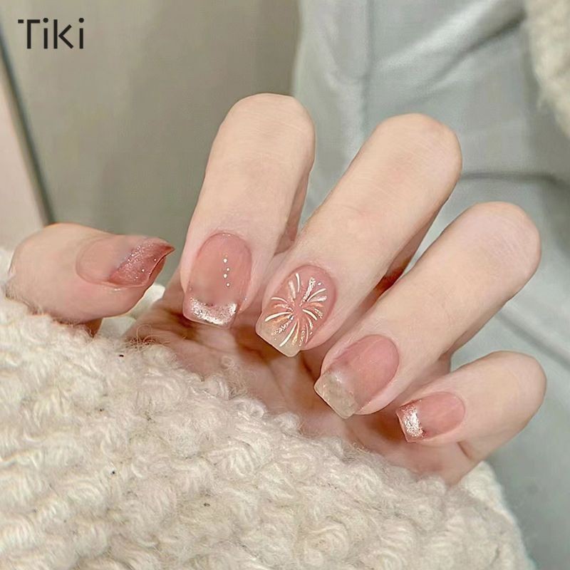 เล็บปลอมเจล ร้านไทยเล็บปลอมกันน้ำ กล่องละ 24 ชิ้น พร้อมส่ง - รูปที่ 4