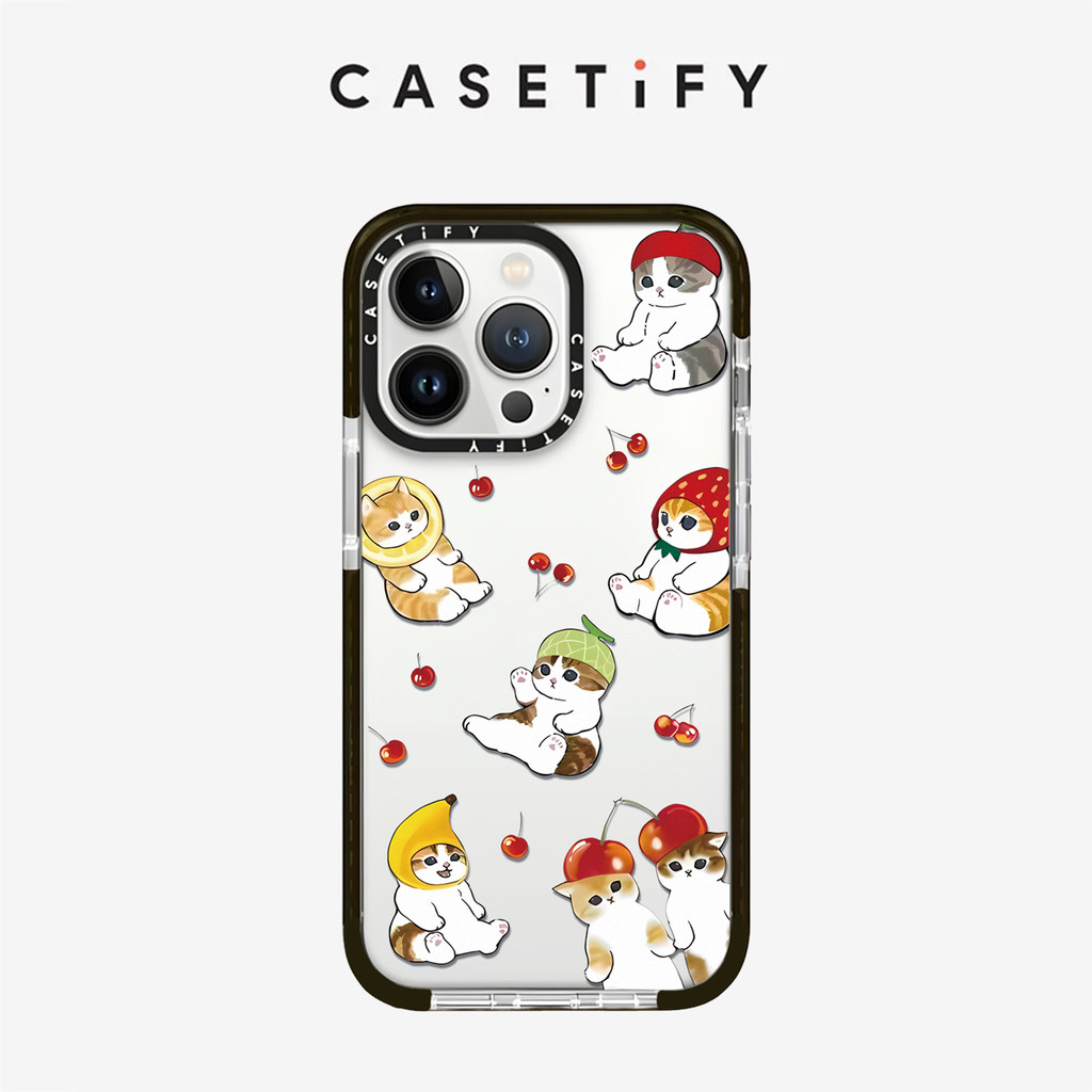 Cherry Mofusand Catเคสโทรศัพท์นุ่มสําหรับiPhone 17 Pro Max 17Air 16ProMax 16 15 14 13 12 11 Pro Maxกรณีคลุมทั้งหมดปลอกกันกระแทกป้องกันปกอ่อน