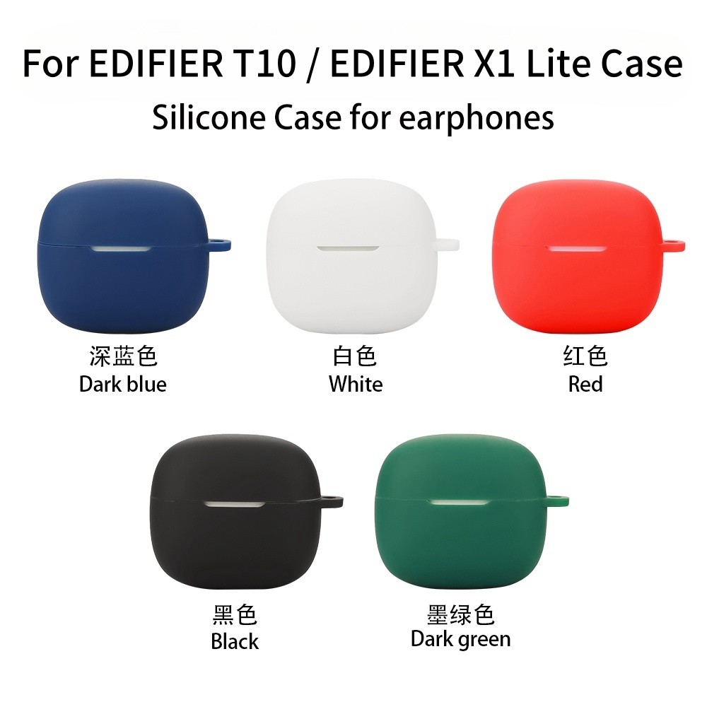 For EDIFIER X1 Lite Case EDIFIER T10 Silicone Soft Case Cute Shockproof Shell Protective Cover with 