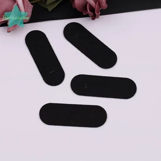 [BigHouseSea] 100pcs รูปไข่ไม่ทอ Tear Drop คลิป snap spacers สี่เหลี่ยมผืนผ้า Felt pads แพทช์ appliques สําหรับสี่เหลี่ยมผืนผ้า hairpins อุปกรณ์เสริมใหม่