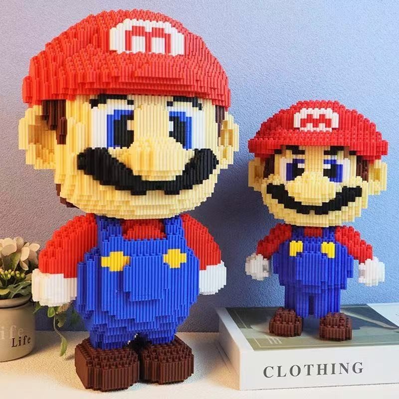 บล็อกสามมิติขนาดใหญ่กว่า 10000 เม็ดขนาดเล็กสำหรับผู้ใหญ่ชายหญิงประกอบของเล่นหมีรุนแรง ของเล่นเด็ก - รูปที่ 5