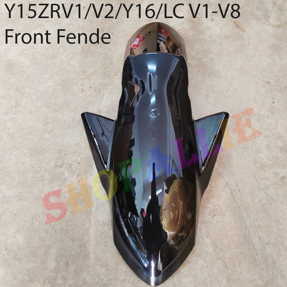 Y15ZR V1/V2/Y16/LC V1-V8 บังโคลนหน้า Mini Custom (สีดํา)