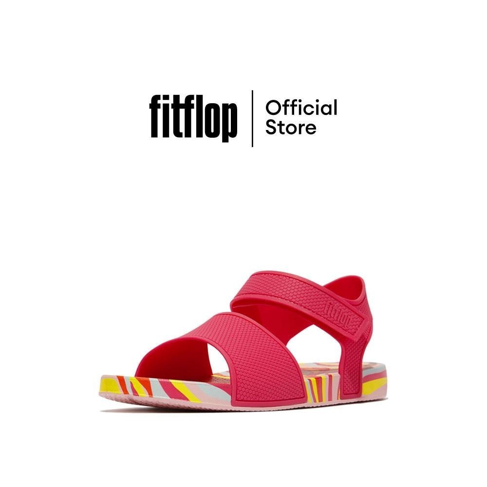 FITFLOP IQUSHION JUNIOR SWIRLY B/S รองเท้าแตะสำหรับเด็ก รุ่น HV6-B61 สี WILD RASPBERRY MIX