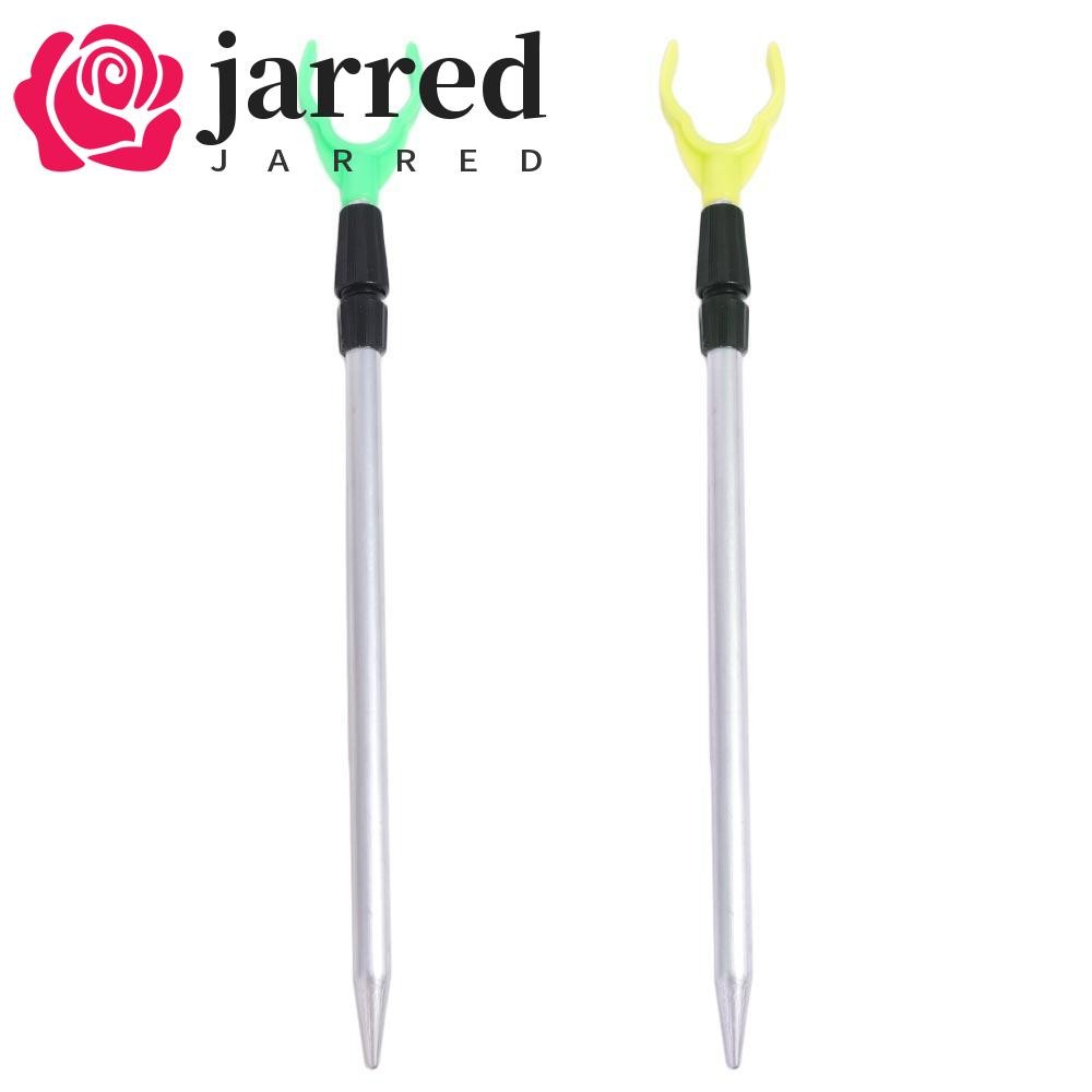 Jarred ขาตั้งตกปลาแบบยืดไสลด์,อลูมิเนียมอัลลอยด์ที่วางคันเบ็ดแบบยืดไสลด์คงที่,ขายึดคันเบ็ดปรับแบบพกพา 50/80 ซม.คันเบ็ดขยายเครื่องมือตกปลา