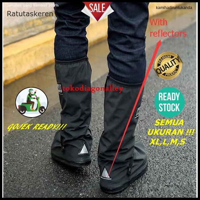 CAHAYA Nels Boutique Shoe Cover XL LMS Premium Rain Shoes Shoe Cover Waterproof Shoe Cover Cool Ligh