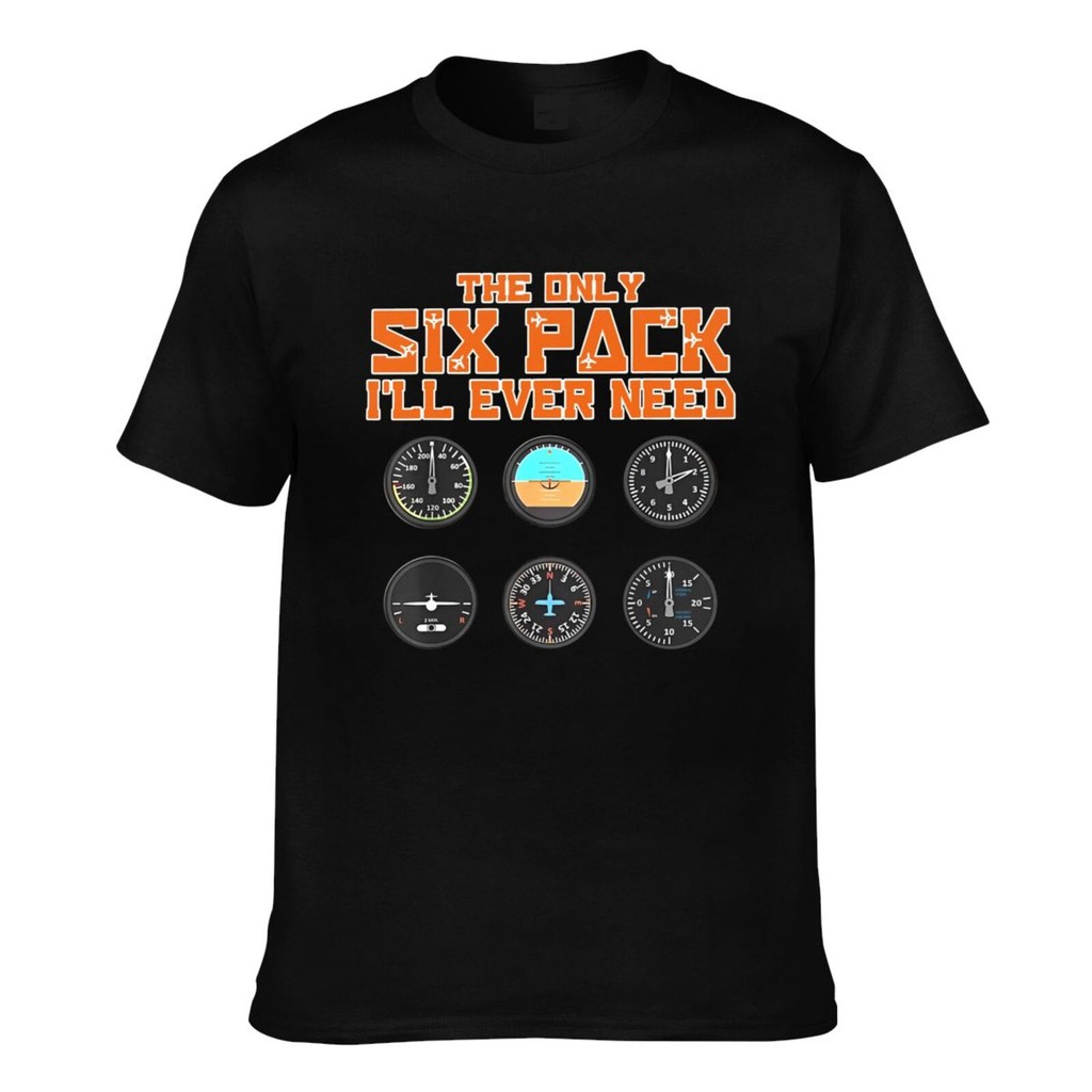 PilotS Six Pack Flight Instruments Aviation Pilot Top Quality Mens Tshirts