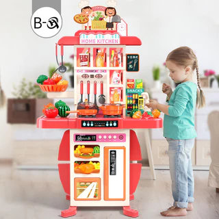 BHQ ชุดครัวใหญ่ 54 ชิ้น ของเล่นเด็กครัว 95cm ของเล่นเด็ก