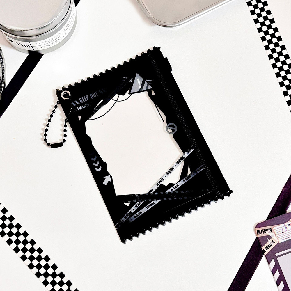 Ailigap กระเป๋าจี้จัดเก็บสายเตือนซิปบัตรแขนป้ายโปร่งใส3นิ้วสร้างสรรค์ ทําเอง อิน - รูปที่ 6