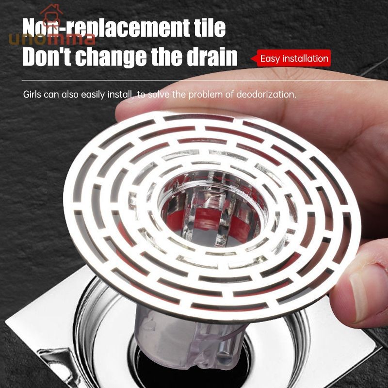 🎈จุกปิดท่อระบายน้ํา ฝาครอบท่อระบายน้ํา แบบแม่เหล็ก ป้องกันกลิ่น กันแมลง สําหรับติดห้องน้ํา unomma - รูปที่ 6
