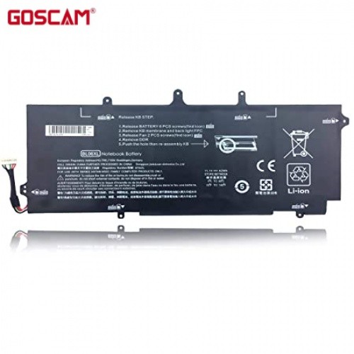 ✿แบตเตอรี่แล็ปท็อป Bl06xl สำหรับ HP ENVY EliteBook Folio G0 1040/ G2 1040/ G1 1040/G3 w02c