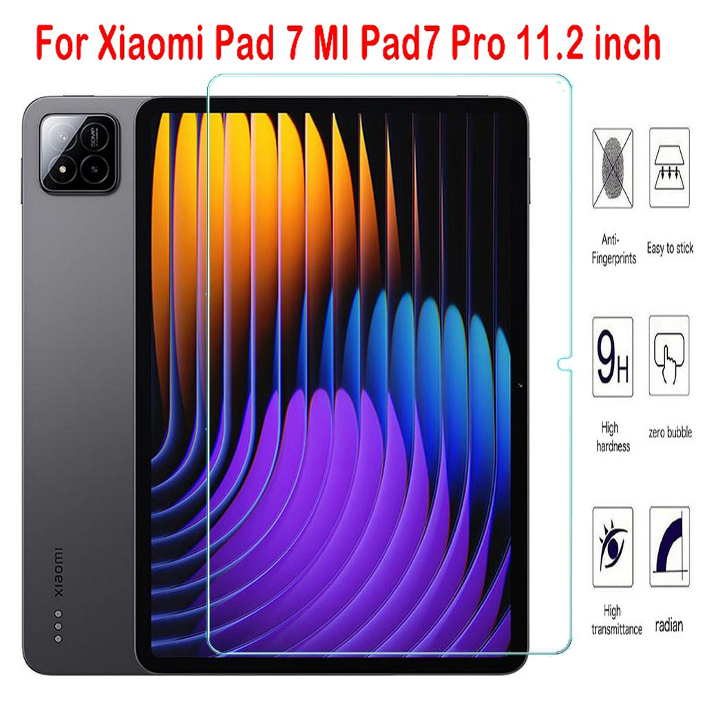 ฟิล์มกระจกใสนิรภัย กันรอย ใส เต็มจอ สำหรับ xiaomi Pad 7 6 5 Pro Pad  6S Pro 12.1 12.4 Redmi Pad SE 8.1 11 ฟิล์มกระจก