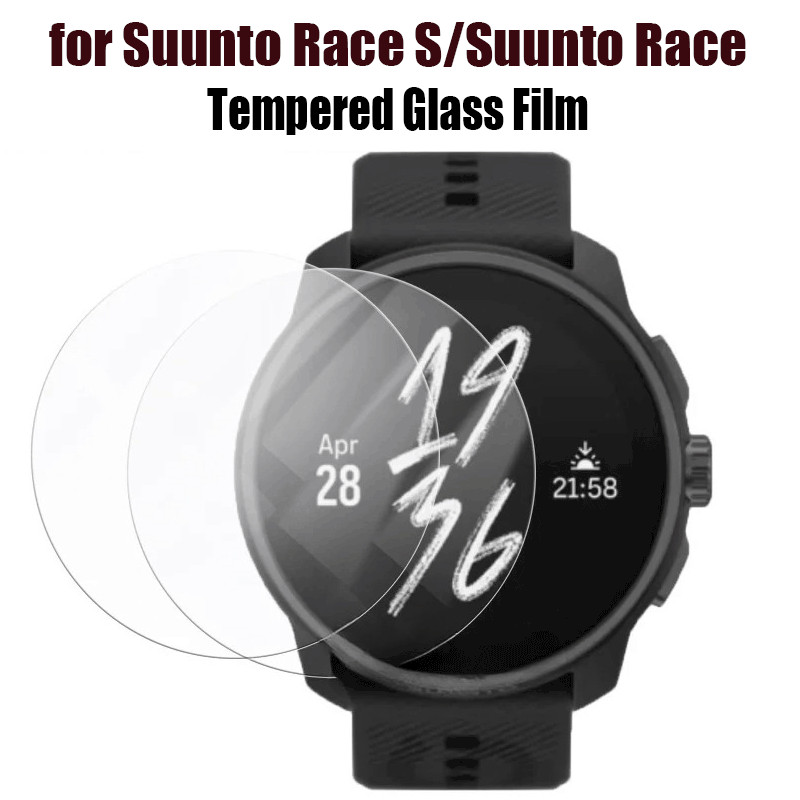 3-5pcs 9H 2.5D HD แก้วใสสําหรับ Suunto Race S/ Race กระจกนิรภัย Smartwatch ป้องกันหน้าจอฟิล์มสําหรับ