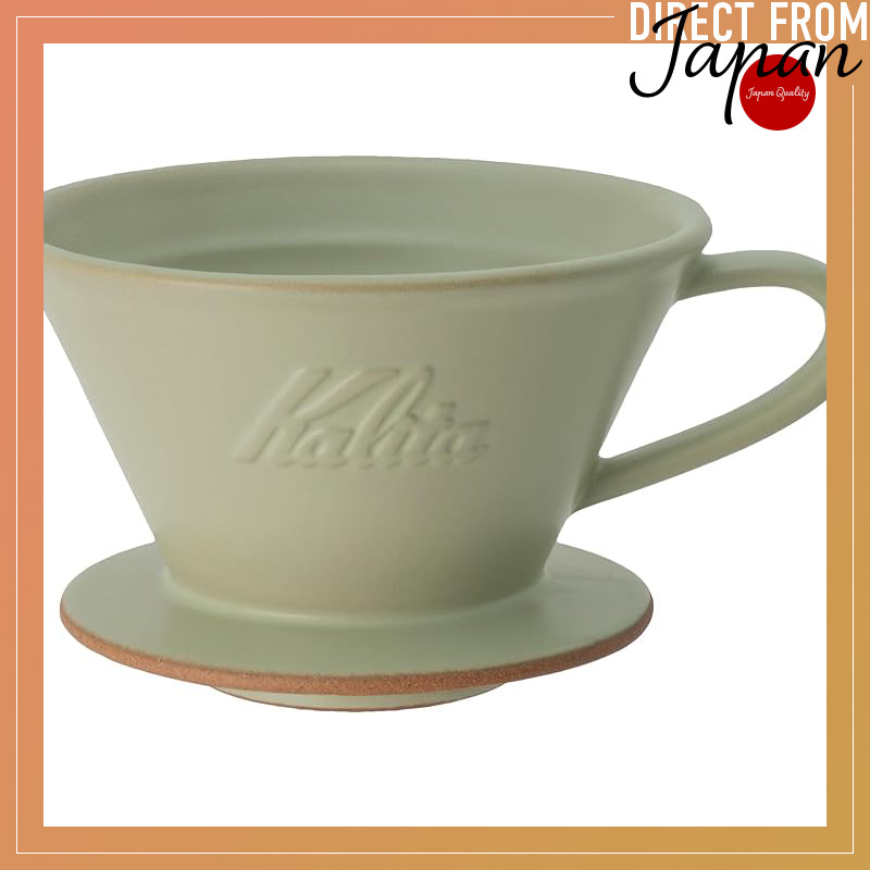 Kalita Coffee Dripper, Mino Ware, High Heat Retention, Ceramic for 2-4 People, DACHI & Kalita MI185 