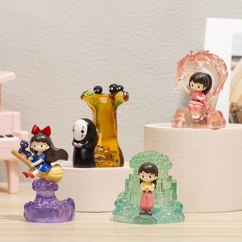 🎃 ชอบคอลนี้ของน้องมากกล่องจุ่ม โมเดลโคมไฟ TOTORO มีหลายรูปแบบให้เลือกสะสม มีการ์ดในกล่อง ( 1 กล่อง 1