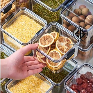 กล่องเก็บอาหารเเห้ง กระปุกสูญญากาศ ฝาบีบ กระปุกพลาสติก โหลนม…