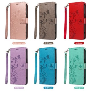 SAMSUNG สําหรับSamsung Galaxy S25 Ultra S25 Plus S25 + S24 FE A06 A07 A17 A16 A26 A36 A56 5G Apricot blossom Treeรูปแบบพลิกกรณียืนการ์ดDemisหนังกระเป๋าสตางค์
