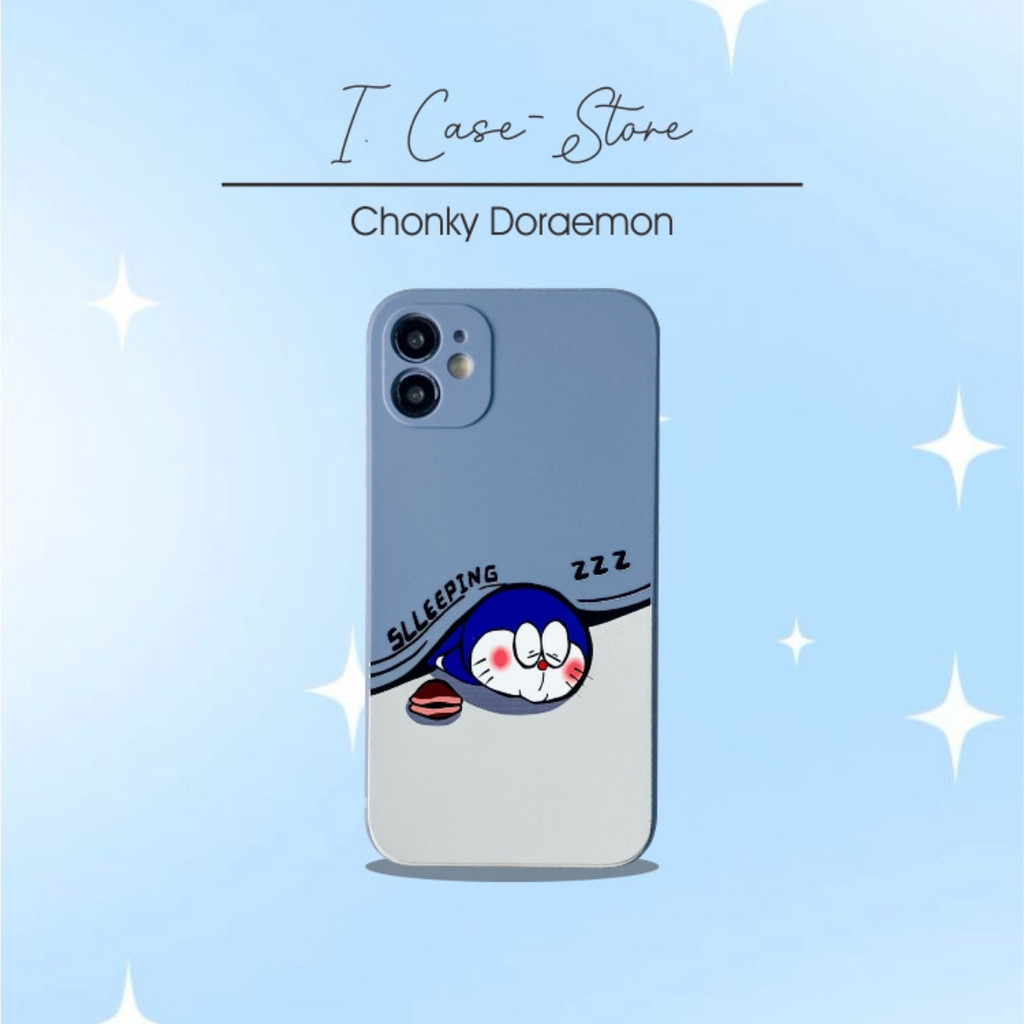 I.Case_Store 2 Flat Straight Soft Case Doraemon Motif ใช้งานร่วมกับ iPhone 7 8 Plus X Xs Max XR 11 P