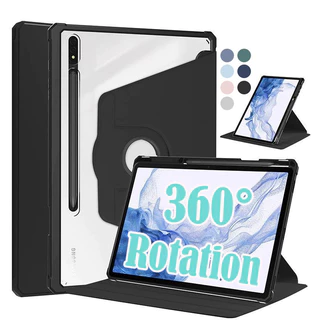 009.หมุนได้ 360° เคส สำหรับ Samsung Galaxy Tab S10 S10Fe S9 S9Fe S9Plus S7 S7Fe A9Plus A11 A9 Plus A7 lite S6lite