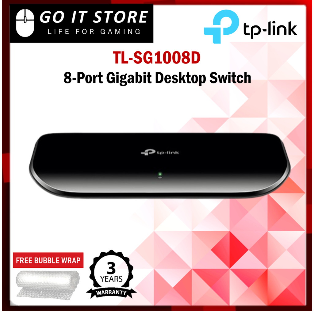 TP-LINK TL-SG1005D 5-PORT / TL-SG1008D 8-PORT GIGABIT DESKTOP SWITCH